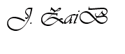 A digital signature of J. ZaiB, the author and recipe developer for the food blog Viral Food Hacks.