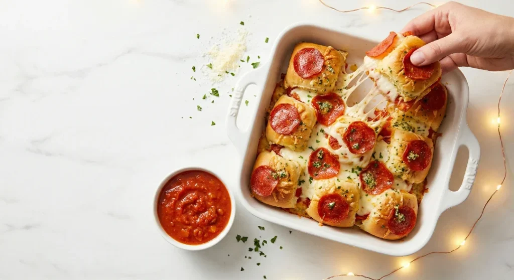 How to Serve Pull Apart Pizza Sliders for a Crowd