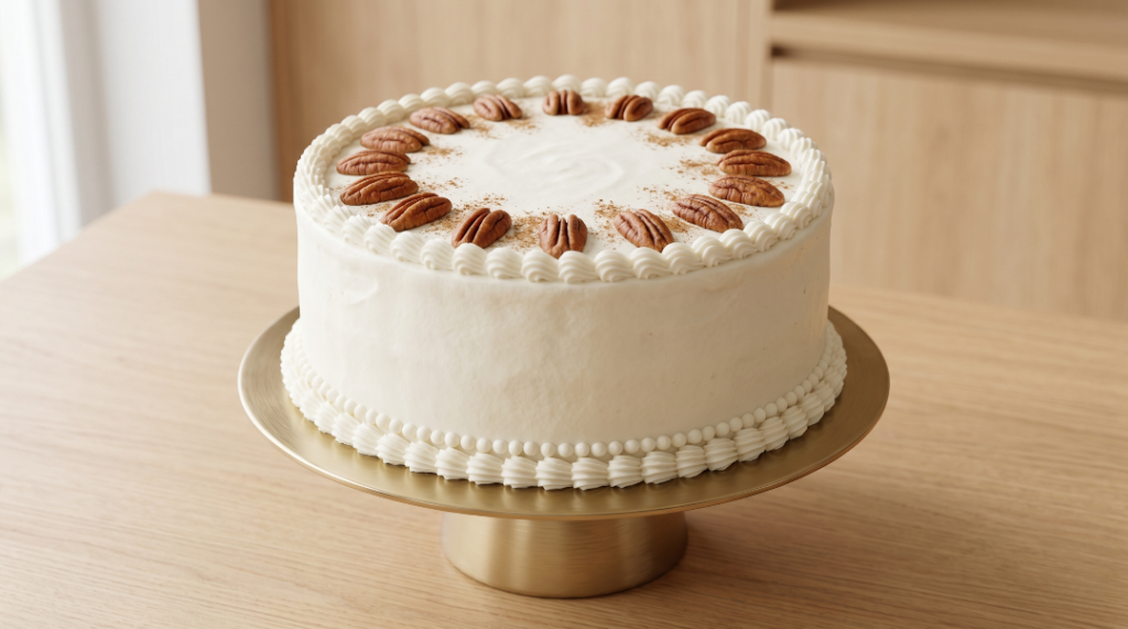 Stop the soup! To achieve a carrot cake with cream cheese frosting that never melts, you must follow the cold-block method. By beating cold cream cheese alone before adding whipped butter and sifted sugar, you lock in the structure. A non-negotiable viralfoodhacks rule: if the cake is even slightly warm, it's a disaster! This hack creates a thick, glossy, and pipeable finish for your best carrot cake recipe that stays perfectly stable even at room temperature.
